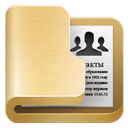 folder contacts icon